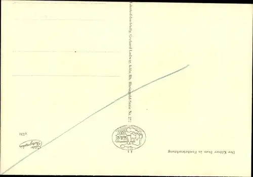 Ak Köln am Rhein, Dom in Festbeleuchtung