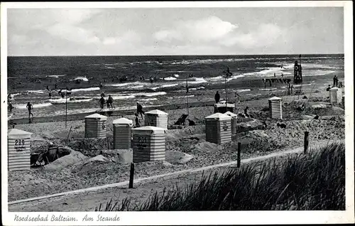 Ak Baltrum, Strandleben