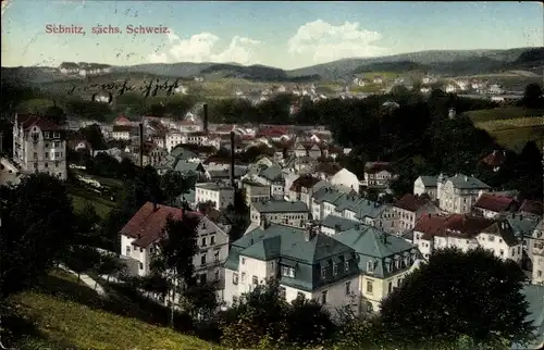 Ak Sebnitz Sächsische Schweiz, Panorama