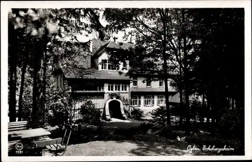 Ak Oybin in der Oberlausitz, Erholungsheim der Landesversicherungsanstalt Schlesien