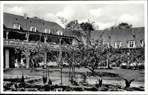 Ak Stenum Ganderkesee Niedersachsen, Sonnenheilstätte, Liegehallen