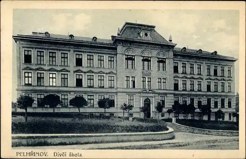 Ak Pelhřimov Pilgram Region Hochland, Divci skola