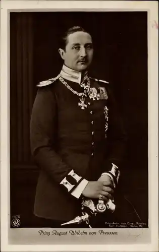 Ak Prinz August Wilhelm von Preußen, NPG 4578