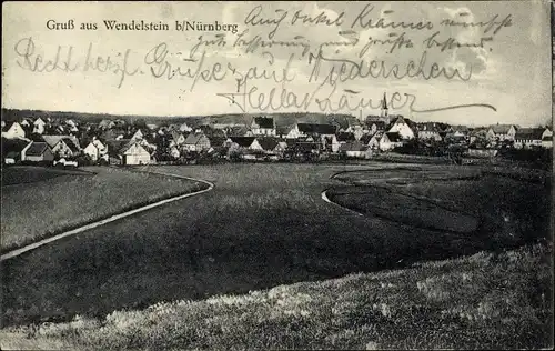 Ak Wendelstein in Mittelfranken, Gesamtansicht