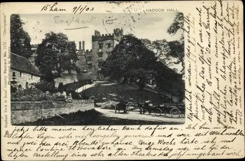 Ak Bakewell Derbyshire, Haddon Hall