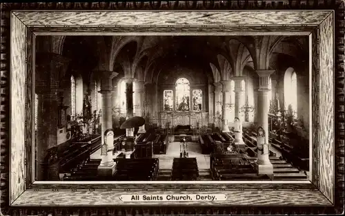 Passepartout Ak Derby East Midlands, All Saints Church