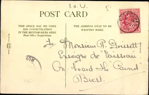 Ak Cowes Isle of Wight England, Pier and Parade