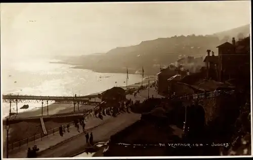 Ak Ventnor Isle of Wight England, Strandpromenade