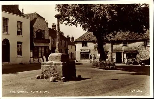 Ak Alfriston East Sussex England, The Cross