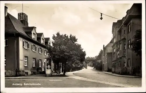 Ak Arzberg in Oberfranken, Bahnhofstraße