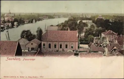 Ak Zaandam Zaanstad Nordholland, Panorama