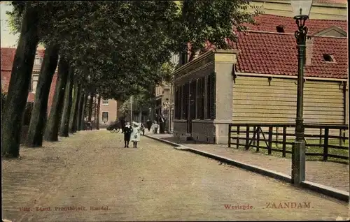 Ak Zaandam Zaanstad Nordholland, Westzijde