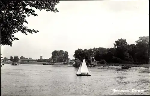 Ak Deventer Overijssel Niederlande, Ijsselgezicht, Segelpartie