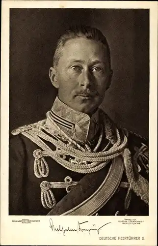 Ak Kronprinz Wilhelm von Preußen, Portrait, Husarenuniform