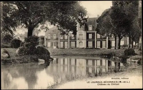 Ak Le Louroux Béconnais Maine et Loire, Chateau du Chillon