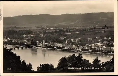 Ak Markt Aschach an der Donau Oberösterreich, Blick auf die Stadt