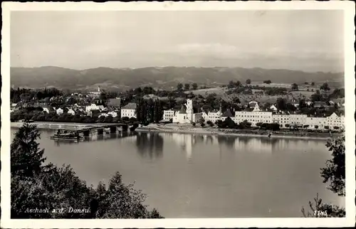 Ak Aschach an der Donau in Oberösterreich, Blick auf den Ort