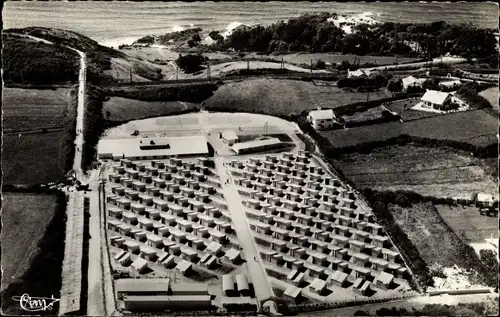 Ak Guéthary Pyrénées Atlantiques, Le Village de Vacances, Flugbild