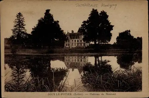 Ak Jouy le Potier Loiret, Château de Montour