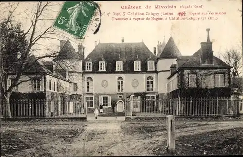 Ak Chatillon Coligny Loiret, Château de Mivoisin