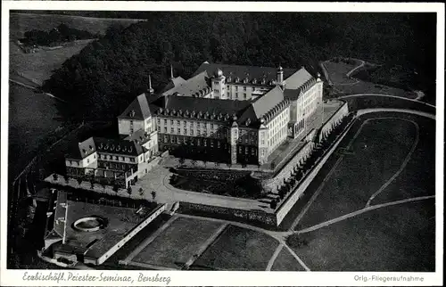 Ak Bensberg Bergisch Gladbach, Priester-Seminar, Luftbild