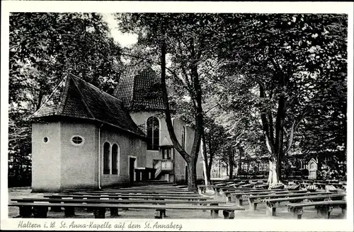 Ak Haltern am See Westfalen, Sankt Anna-Kapelle auf dem Sankt Annaberg