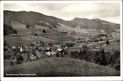 Ak Kleinweilerhofen Weitnau im Oberallgäu Schwaben, Bolsternang Großholzleute Isny, Panorama