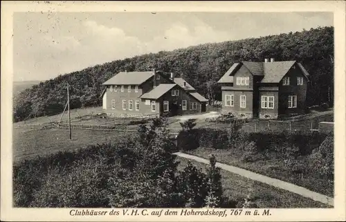 Ak Schotten im Vogelsbergkreis Hessen, Clubhäuser d. V.H.C. a. d. Hoherodskopf
