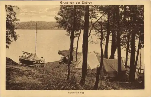 Ak Dubrow Gräfendorf Heidesee Brandenburg, Schmöldesee