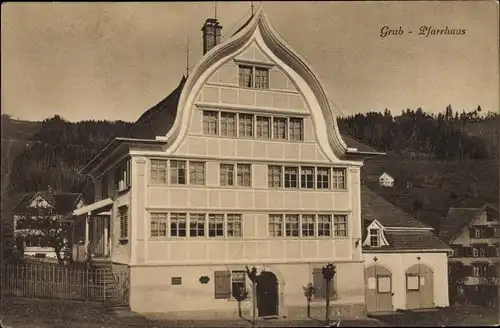 Ak Grub Kanton Appenzell Ausserrhoden, Pfarrhaus