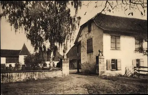 Ak Bâle Basel Stadt Schweiz, Birsfelder Hof am Rhein