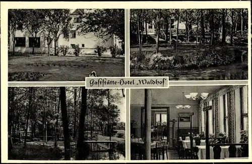 Ak Klein Kummerfeld bei Neumünster, Gaststätte Hotel Waldhotel