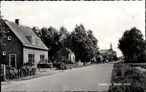 Ak Werder Nordholland, Straßenpartie