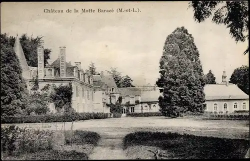 Ak Baracé Maine et Loire, Chateau de la Motte Barace