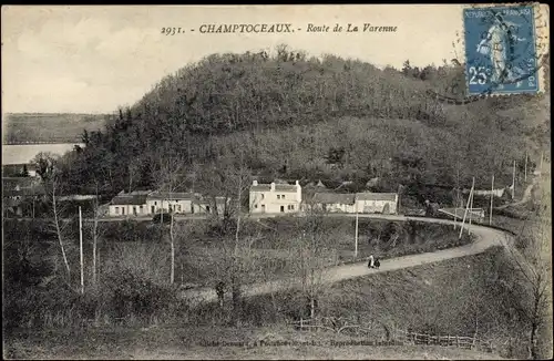 Ak Brissac Maine et Loire, Route de La Varenne