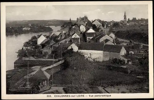 Ak Chalonnes sur Loire Maine et Loire, Vue panoramique