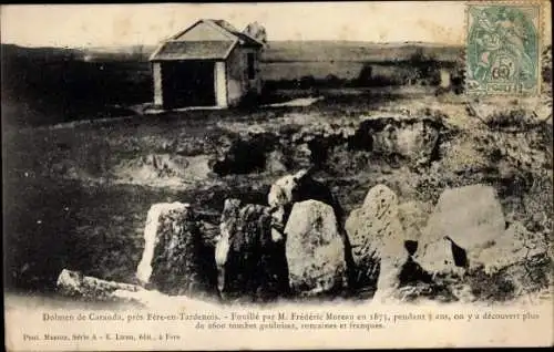 Ak Fère en Tardenois Aisne, Dolmen de Caranda