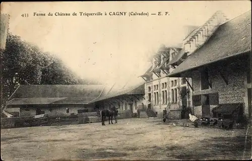 Ak Cagny Calvados, Ferme du Chateau de Triquerville