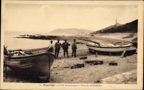 Ak Biarritz Pyrénées Atlantiques, Port de Guethary