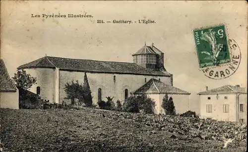 Ak Guéthary Pyrénées Atlantiques, L'Eglise