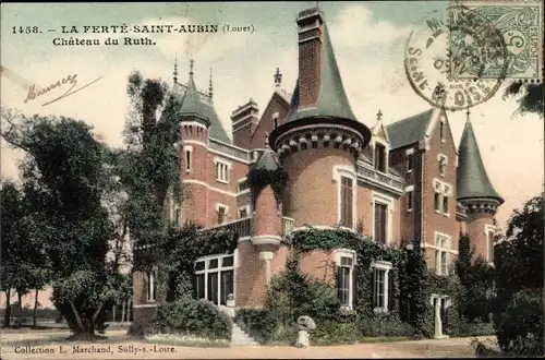 Ak La Ferté Saint Aubin Loiret, Château du Ruth