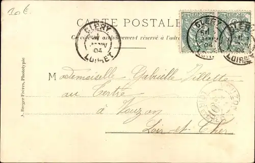 Ak Clery Loiret, Le Colombier