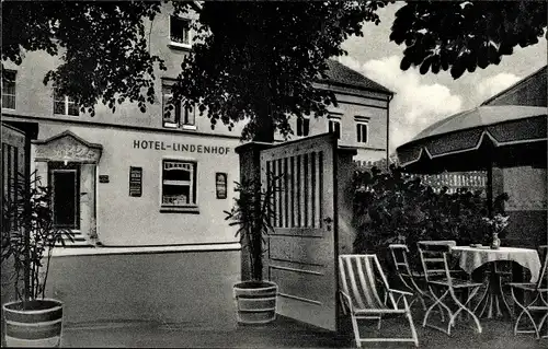 Ak Heimbach Weis Neuwied in Rheinland Pfalz, Hotel Lindenhof, A. Fink 