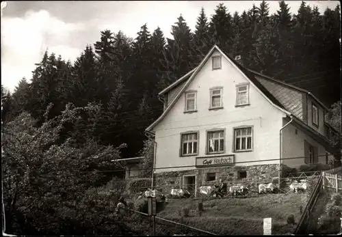 Ak Heubach Masserberg in Thüringen, Cafe Heubach