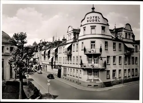 Ak Bad Kissingen Unterfranken Bayern, Hotel Büdel