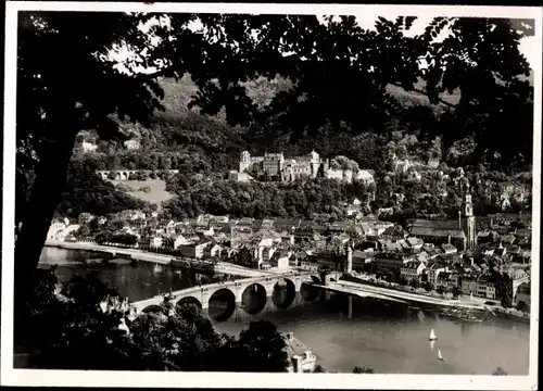 Ak Heidelberg am Neckar, Park Hotel Haarlass, Panorama