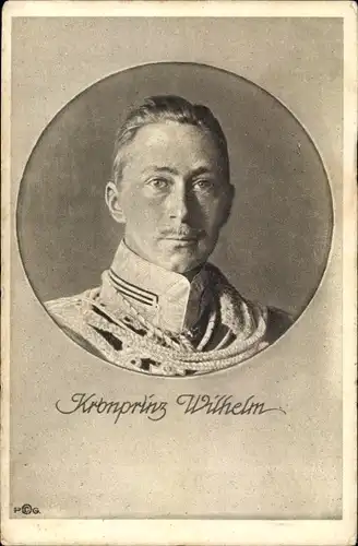 Ak Kronprinz Wilhelm von Preußen, Portrait