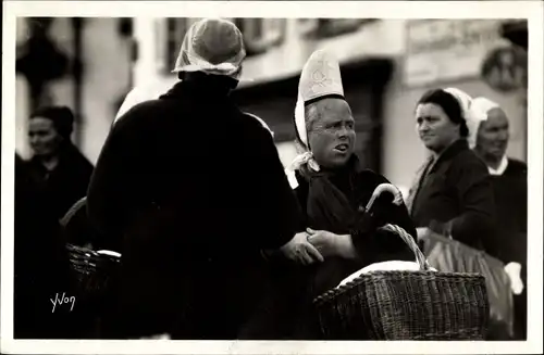 Ak La Douce France, Bretagne, Coiffes bretonnes, Trachten