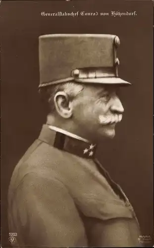 Ak Generalstabschef Franz Conrad von Hötzendorf, Portrait