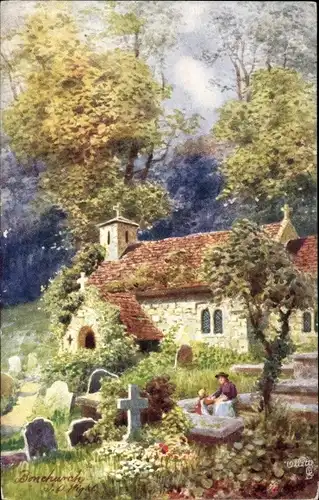 Künstler Ak Bonchurch Isle of Wight England, Church, Tuck 7586